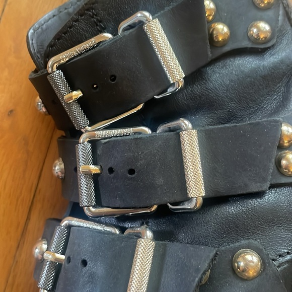 Zadig & Voltaire Laureen Studded Spikes Ankle Boots - Picture 12 of 12